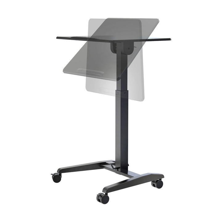 K&M 12186 Laptop Desk with Locking Casters (Black) – view 2