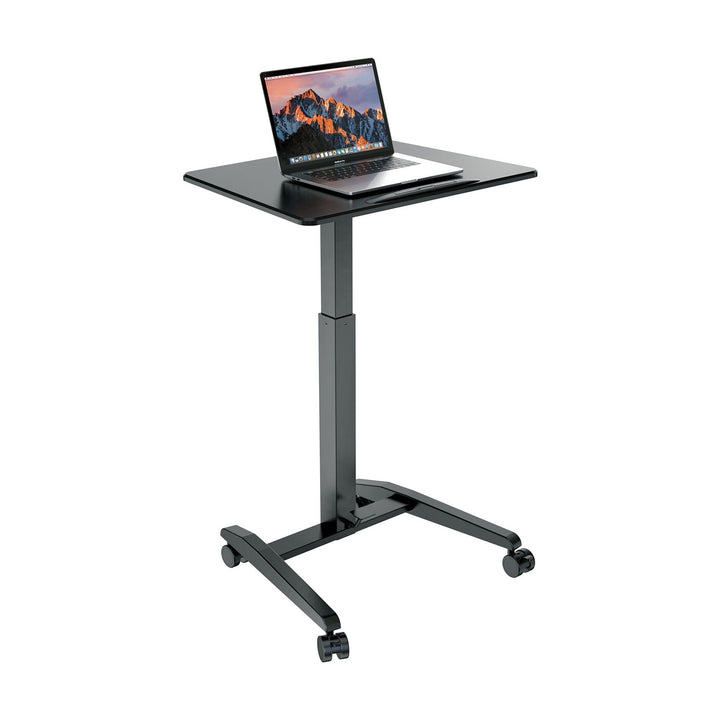 K&M 12186 Laptop Desk with Locking Casters (Black) – view 3