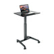 K&M 12186 Laptop Desk with Locking Casters (Black) – view 3