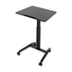 K&M 12186 Laptop Desk with Locking Casters (Black) – view 4