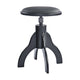 K&M 13850 Piano Stool (Matte Black, Black Imitation Leather Seat)