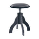 K&M 13851 Piano Stool (Gloss Black, Black Imitation Leather Seat)
