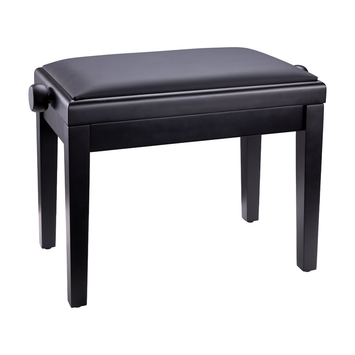 K&M K&M 13923 Piano Bench (Matte Black, Black Imitation Leather Seat)
