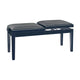 K&M 13949 Double-Seat Piano Bench (Gloss Black, Black Imitation Leather Seats) – view 2