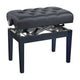 K&M 13963 Hydraulic Piano Bench 470 to 570 mm (Gloss Black, Black Imitation Leather Seat) – view 2