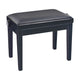 K&M 13976 Piano Bench (Gloss Black, Black Imitation Leather Seat)