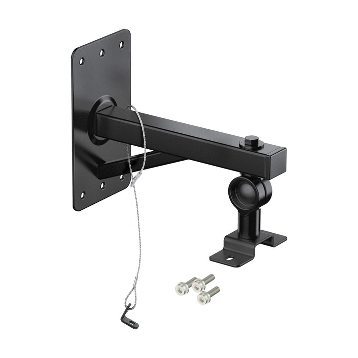 K&M K&M 19440 Speaker Wall and Ceiling Mount with Safety Cable (Black)