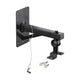 K&M K&M 19440 Speaker Wall and Ceiling Mount with Safety Cable (Black)