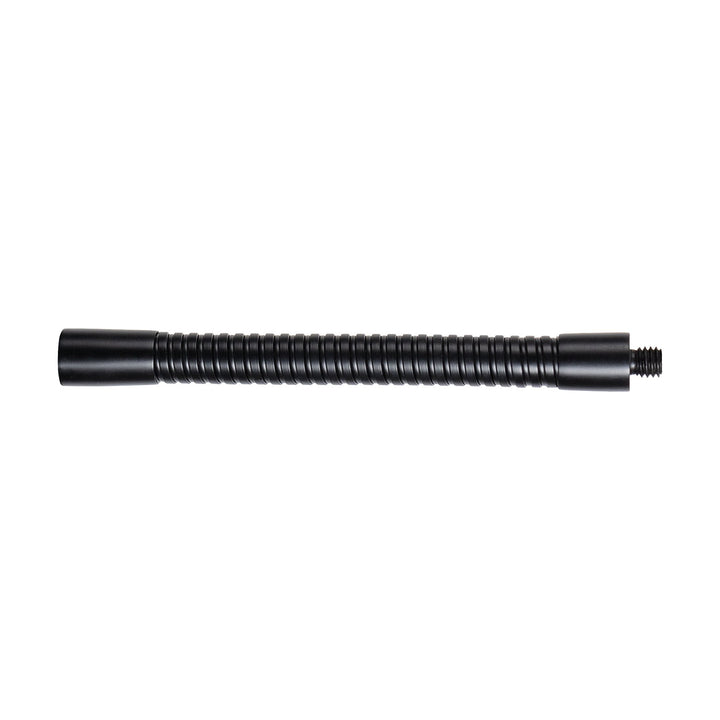 K&M 22260 Gooseneck with 5/8" Threads (150 mm, Black)