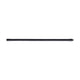 K&M 22280 Gooseneck with 5/8" Threads (450 mm, Black)