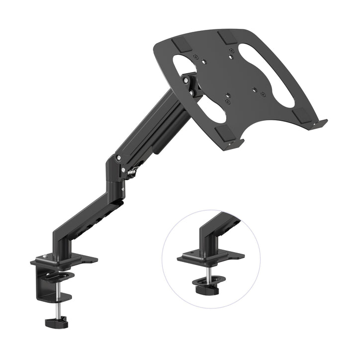 K&M 23876 Pneumatic Laptop Mount (Black) – view 2