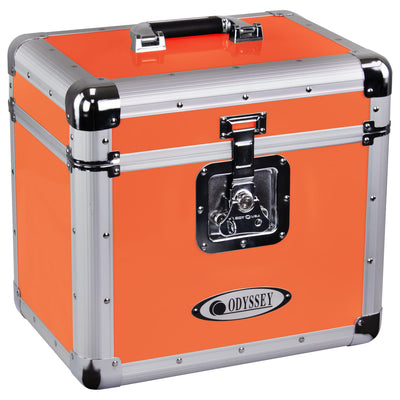 Odyssey Odyssey KLP1-HOTRODORANGE Vintage Series Utility Case for 70 x 12" Vinyl - Hot Rod Orange