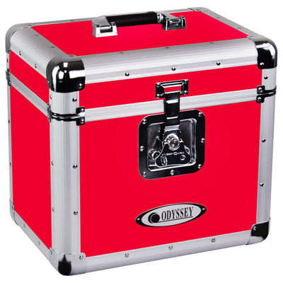 Odyssey Odyssey KLP1-HOTRODRED Vintage Series Utility Case for 70 x 12" Vinyl - Hot Rod Red