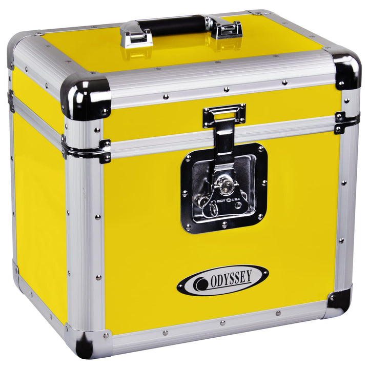 Odyssey KLP1-HOTRODYELLOW Vintage Series Utility Case for 70 x 12" Vinyl - Hot Rod Yellow