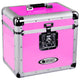 Odyssey KLP1-MAGENTA Vintage Series Utility Case for 70 x 12" Vinyl Records - Magenta