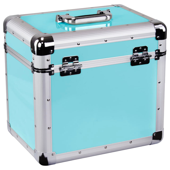 Odyssey KLP1-VINTAGEBLUE Vintage Series Utility Case for 70 x 12" Vinyl Records - Blue – view 2