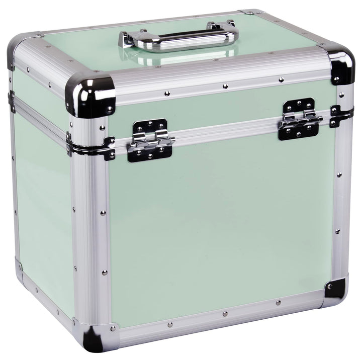 Odyssey KLP1-VINTAGEMINT Vintage Series Utility Case for 70 x 12" Vinyl Records - Mint – view 2