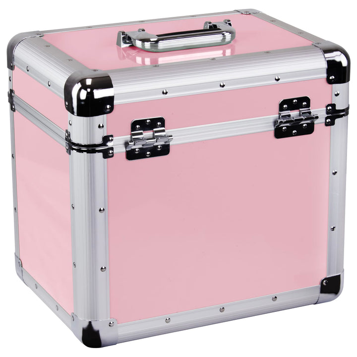 Odyssey KLP1-VINTAGEPINK Vintage Series Utility Case for 70 x 12" Vinyl Records - Pink – view 2