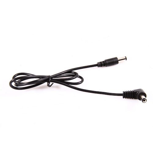 Voodoo Lab Voodoo Lab PPBAR-RS24 2.1mm Standard Polarity (Center Negative) Straight and Right Angle Barrel DC Cable, 24"