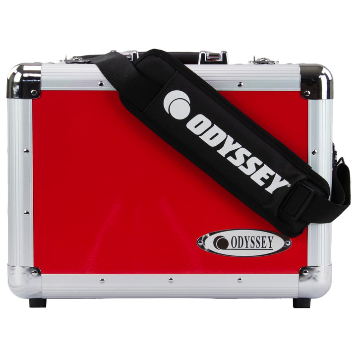 Odyssey KRP7RED KROM Series Carrying Case for Reloop RP-7 Turntable - Red – view 4