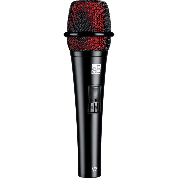 SE Electronics V2SW Dynamic Handheld Microphone Cardioid w/Switch – front view