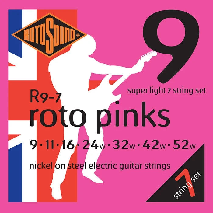 Rotosound Rotos R9-7 Electric Guitar Strings - Instrument Accessories