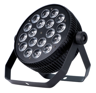 Orion Lights Orion Lights ORCAN4 RBGWA + UV Flat Multi-Colour LED Par Can