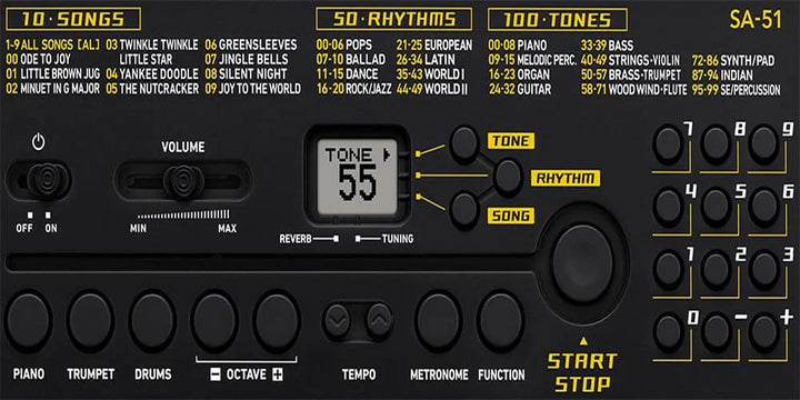 Casio SA-51 Mini Keyboard