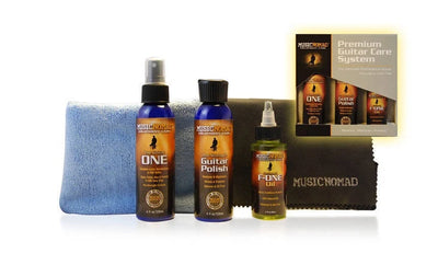 MusicNomad Premium Guitar Care Kit - 5 Pieces