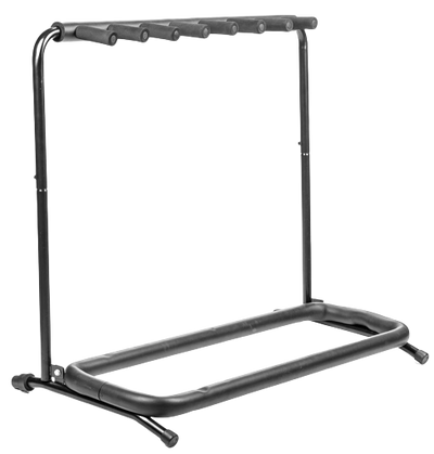 Yorkville Yorkville GS-307B Seven-Guitar Folding Stand (Black)
