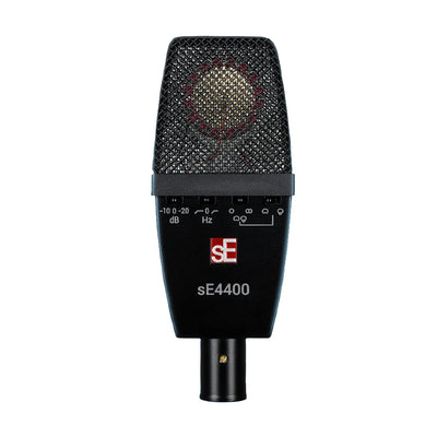 SE Electronics SE4400 2nd Gen Multi Pattern Large Diaphragm Vintage Mic w/Shockmount – front view