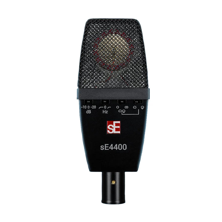 SE Electronics SE4400 2nd Gen Multi Pattern Large Diaphragm Vintage Mic w/Shockmount – front view