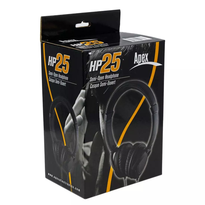 Apex HP25 Semi-Open stereo headphones with 2m mini - Headphones