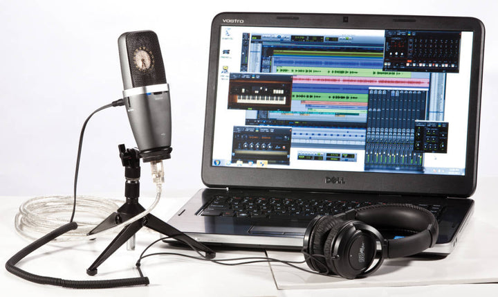 Apex APEX555 USB Large Diaphragm Studio Cardioid Condenser - Microphones