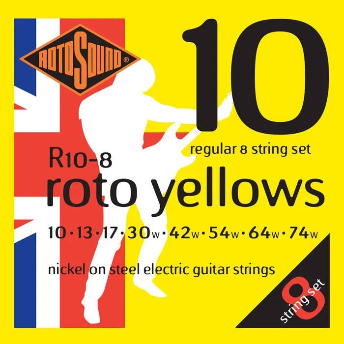 Rotosound Rotos R10-8 Electric Guitar Strings - Instrument Accessories