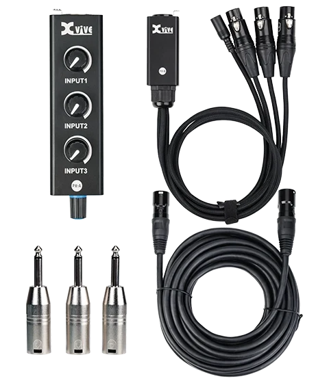 Xvive XVIVE-PX Portable 3 Channel Personal Mix - Audio Interfaces