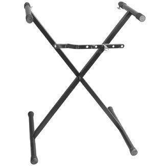 Yorkville Yorkville IKS-7 Deluxe Heavy Duty Single Tier X Keyboard Stand (Black)