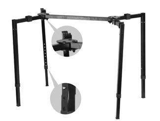 Yorkville Yorkville IKS-8 Deluxe Four-Leg Collapsible Keyboard Stand