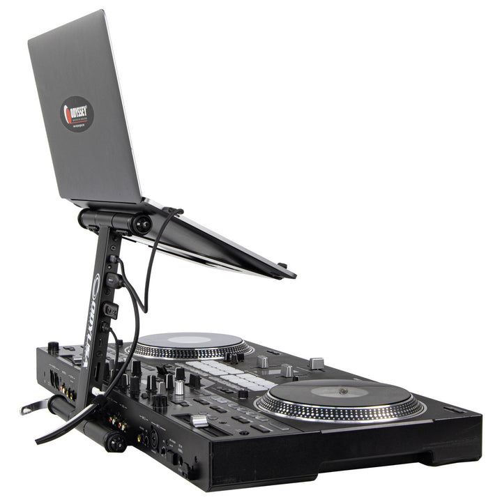 Odyssey LSTAND360PH Folding Laptop Stand for DJs with Built-In Media Hub – view 5