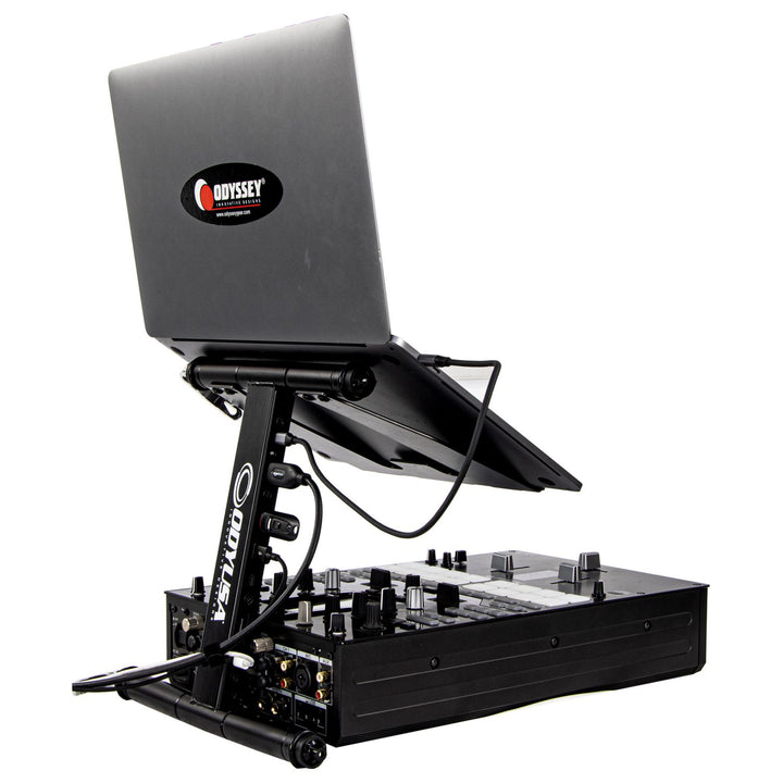 Odyssey LSTAND360PH Folding Laptop Stand for DJs with Built-In Media Hub – view 6