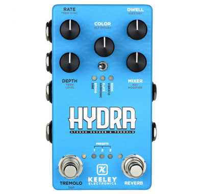 Keeley Hydra Stereo Reverb/Tremolo Pedal