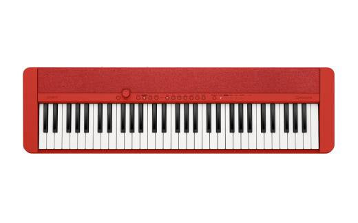 Casio CT-S1RD 61-Key Portable Keyboard (with Stand and Bench) - Electric Pianos