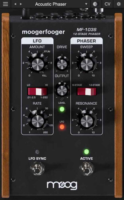 Moog (Software) MoogerFooger MF-103s 12-Stage Phaser