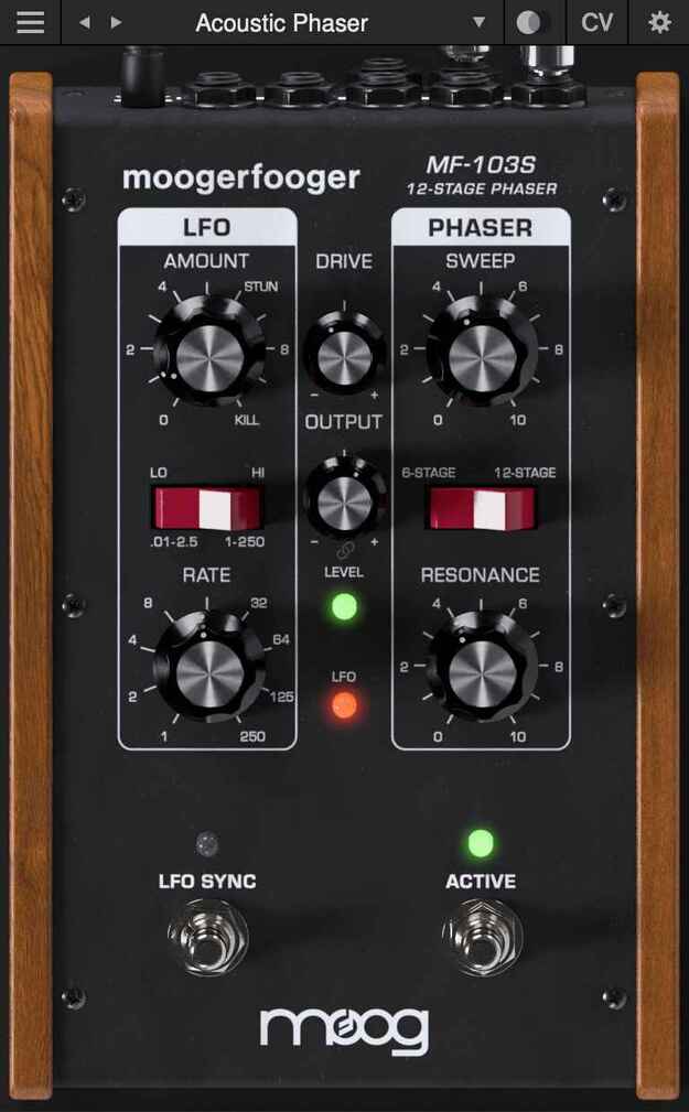 Moog (Software) MoogerFooger MF-103s 12-Stage Phaser