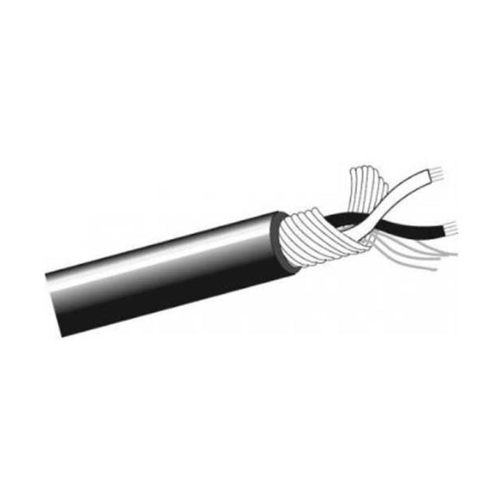 Digiflex NK2/6-305M-BLACK Balanced Shielded Cable - Mic -305 Metre Roll - Black (305m) - Professional Audio Cable