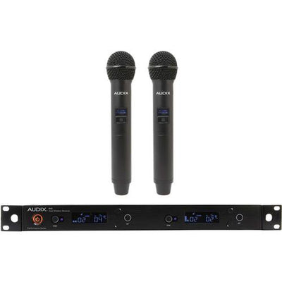 Audix AP42OM5A Receiver With Two Handheld Transmitters (522Mhz-554Mhz)