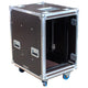 Odyssey Odyssey OPSR16U243039WBRN 16U Hex Board Slam Rack with Casters - 24x30x39 in Brown - Cases & Transport Accessories