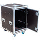 Odyssey Odyssey OPSR16U243039WBRN 16U Hex Board Slam Rack with Casters - 24x30x39 in Brown - Cases & Transport Accessories