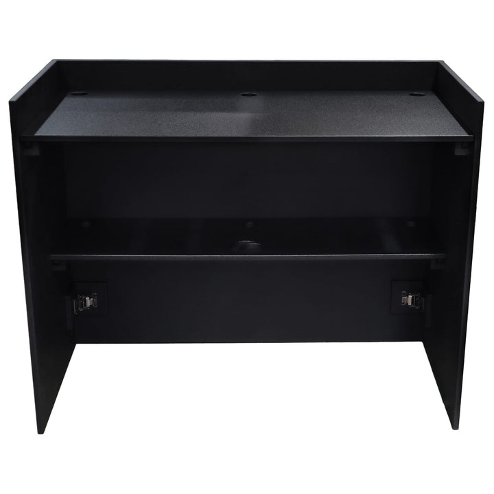 Odyssey PDJBOOTH483824BLACK Wood Werks Folding DJ Booth for mobile DJs - Black 48 x 24 x 38 in – view 4