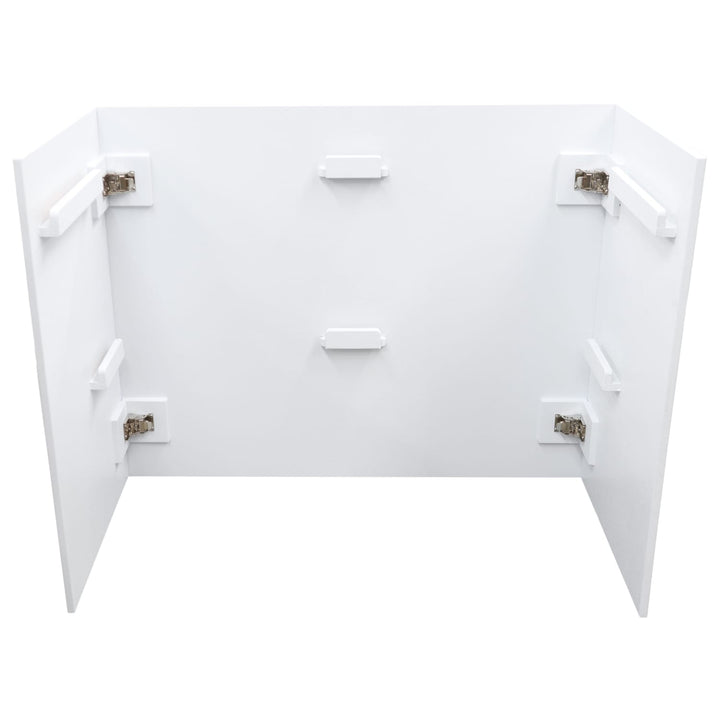 Odyssey PDJBOOTH483824WHITE Wood Werks Folding DJ Booth for mobile DJs - White 48 x 24 x 38 in – view 2